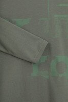 Лонгслив с принтом для мальчика Ecrin 3026 146 см Оливковый  Фото №1