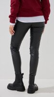 Купить Лосины экокожа однотонные женские GENUA G01118-0004 XS Черный Артикул: 2000999406669 Миниатюра фотографии № 4