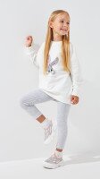 Лосини однотонні для дівчинки Deniz 1758 92 см Сірий  Фото №1