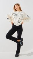 Купить Лосины однотонные женские GENUA 2610 XS Черный Артикул: 2000999412721 Миниатюра фотографии № 4