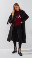 Купить Лосины однотонные женские SL 953 42 Черный Артикул: 2000999308000 Миниатюра фотографии № 2