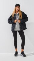 Купить Лосины трикотажные однотонные женские SL 254 42 Черный Артикул: 2000999214585 Миниатюра фотографии № 1
