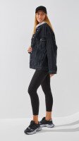 Купить Лосины трикотажные однотонные женские SL 254 42 Черный Артикул: 2000999214585 Миниатюра фотографии № 3