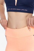 Лосины фитнес однотонные Tommy life 94636 S Оранжевый (2000989755760A)  Фото №2