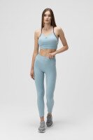 Лосины фитнес однотонные женские Tommy life 94643 M Мятный (2000989972945A)  Фото №4