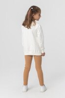 Лосины однотонные для девочки Baby Show 8185 128 см Бежевый (2000989994305D)  Фото №3