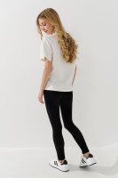 Лосины однотонные для девочки Happy Kids 101 158 см Черный  Фото №3
