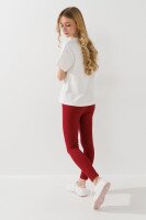 Лосины однотонные для девочки Happy Kids 104 140 см Бордовый  Фото №3