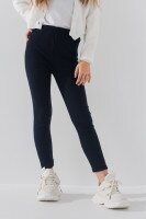 Лосины однотонные для девочки Happy Kids 912 140 см Темно-синий (2000990724625W)  Фото №0