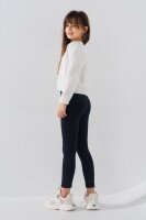 Лосины однотонные для девочки Happy Kids 912 140 см Темно-синий (2000990724625W)  Фото №1