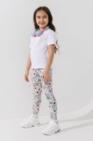 Лосини з візерунком для дівчинки Baby Show 18223 122 см Блакитний  Фото №1
