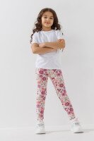 Лосини з візерунком для дівчинки Baby Show 18223 122 см Рожевий  Фото №0