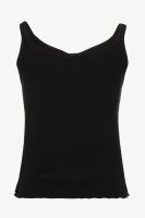 Майка однотонная женская W23-24 One Size Черный (2000989430056S)  Фото №1
