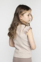 Майка з принтом для дівчинки M3159 Viollen 98 см Бежевий (2000989443094S)  Фото №0