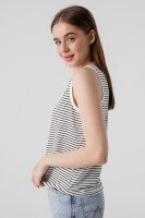 Майка с узором женская D4320 One Size Белый  Фото №1