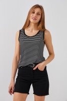 Майка с узором женская D4320 One Size Черный (2000990337825S)