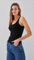 Купить Майка женская OZKAN 27075 S Черный Артикул: 2000999264245 Миниатюра фотографии № 1