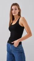 Купить Майка женская OZKAN 27075 XL Черный Артикул: 2000999264276 Миниатюра фотографии № 1