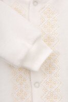 Человечек вышиванка Trendy Tot Модный карапуз 03-01527 62 см Молочный  Фото №2