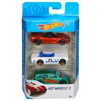 Набор 3-х базовых машинок Hot Wheels (K5904) (27084425611)  Фото №0