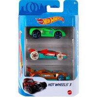 Набор 3-х базовых машинок Hot Wheels (K5904) (27084425611)  Фото №1
