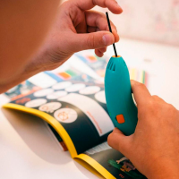 Набір стрижнів для 3D-ручки Мікс 3Doodler Start 3DS-ECO-MIX2-75 75 шт. Помаранчевий, жовтий, зелений  Фото №2