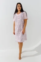 Ночная рубашка женская Miss Victoria 11452 2XL Серо-розовый