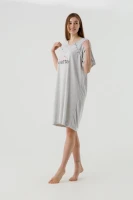Ночная рубашка для кормящих Sevgi 3187 2XL Серый  Фото №2