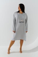 Ночная рубашка женская Sevgi 3187 4XL Серый  Фото №0
