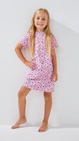 Нічна сорочка для дівчинки Fleri 6035 116-122 см Рожевий