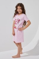 Нічна сорочка для дівчинки Mini Moon 6391 110 см Рожевий  Фото №1