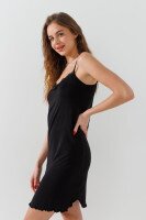 Нічна сорочка жіноча Carmen 81219 S Чорний  Фото №2