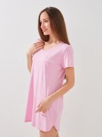 Купить Ночная рубашка женская Fleri F60191 40 Розовый Артикул: 2000999614743 Миниатюра фотографии № 3