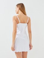 Купить Ночная рубашка женская Nicoletta 48016 M Белый Артикул: 2000999543388 Миниатюра фотографии № 4