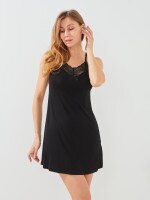 Купить Ночная рубашка женская Nicoletta 81470 S Черный Артикул: 2000999543494 Миниатюра фотографии № 1