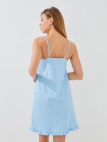 Купить Ночная рубашка женская Nicoletta 83684 M Голубой Артикул: 2000999543456 Миниатюра фотографии № 4