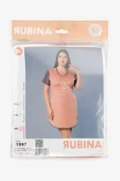 Нічна сорочка жіноча RUBINA 6997 3XL Пудровий  Фото №2