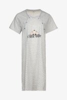 Ночная рубашка для кормящих Betul 3187 2XL Серый  Фото №5