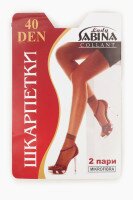 Носки Lady Sabina 40den One Size Черный (2000989278191A)  Фото №1