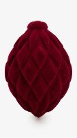 Купить Новогодняя игрушка мираж бархат M0017-2 Вишневый Артикул: 2000999346941 Миниатюра фотографии № 1