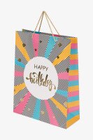Купить Пакет подарочный HAPPY BIRTHDAY DW0510X25 Разноцветный Артикул: 2000990854827 Миниатюра фотографии № 1