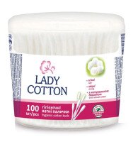 Палички ватні в банці Lady Cotton 41203745 100 шт. (4823071607581A)