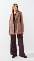 Купить Пальто однотонное женское GENUA G01120-0002 2XL Кофейный Артикул: 2000999413094 Миниатюра фотографии № 2