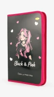 Папка для ручної праці Апельсин АП-1002 BLACK AND PINK А4 Різнокольоровий