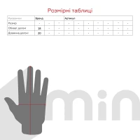 Перчатки женские 3 One Size Черный  Фото №2