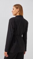 Купить Пиджак однотонный женский On me 2501-K M Черный Артикул: 2000999166853 Миниатюра фотографии № 4