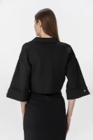 Пиджак однотонный женский Femme 1012 L Черный (2000989871354D)  Фото №1