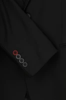 Пиджак однотонный мужской Redpolo 2209 46 Черный (2000990178466D)  Фото №12