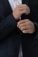 Пиджак с узором мужской Redpolo 2378 46 Синий (2000990178763D)  Фото №2