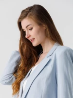 Пиджак с узором женский Miss esta 2500 36 Голубой (2000990545480D)  Фото №2